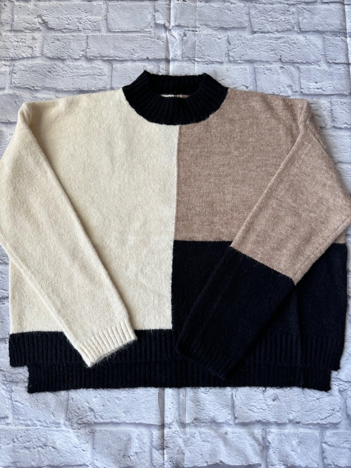 Color Block Knit Sweater