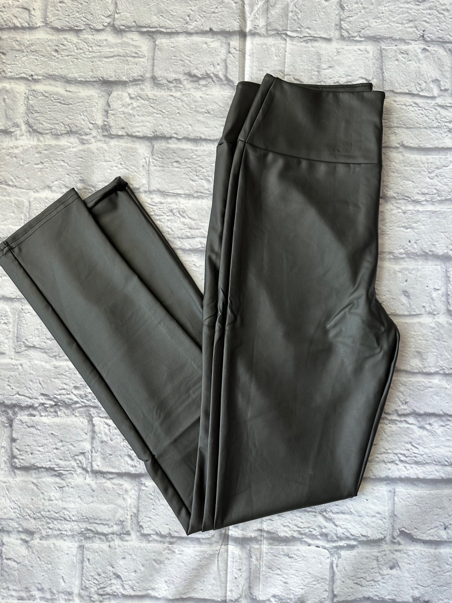 Black Pleather Leggings